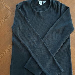 Armani Exchange Black Crewneck Sweater Classic Style